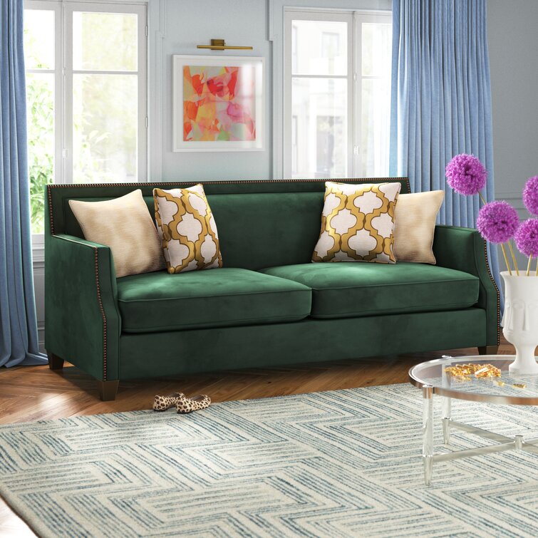 Etta Avenue™ Emmett 93'' Recessed Arm Sofa & Reviews | Wayfair