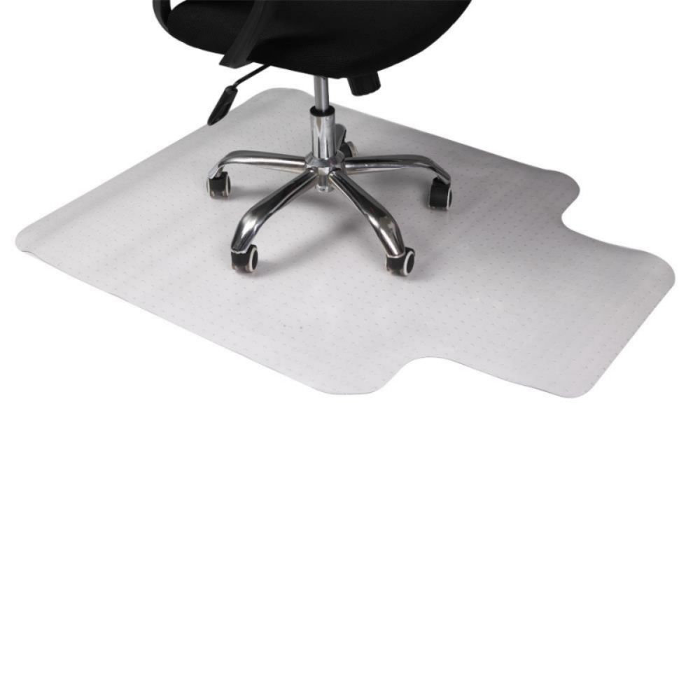 36" x 48" PVC Home Office Chair Floor Mat Studded Back with Lip for Pile Carpet 