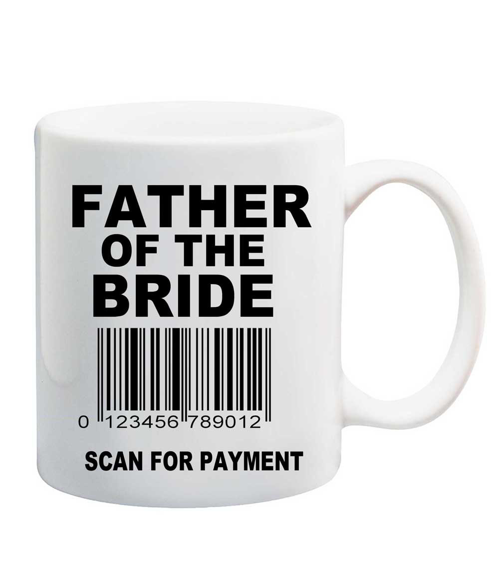 father of the bride coffee mug