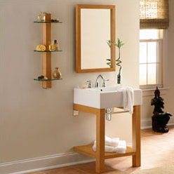 Decolav 24 Bathroom Vanity decolav 24" single wall mounted bathroom vanity set with mirror Decolav 24 Bathroom Vanity decolav 24" single wall mounted bathroom vanity set with mirror