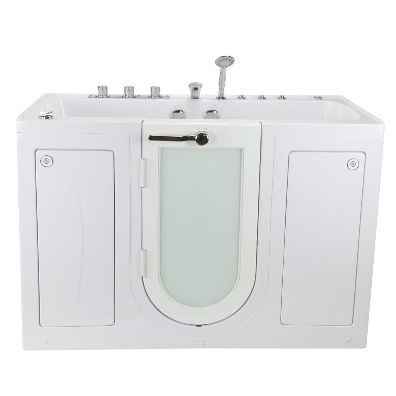 Ella Walk In Bath Tub4Two Dual Massage 60" x 32" Walk In ...