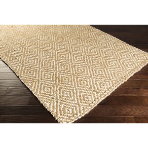 Annalee Hand-Woven Cream/Tan Area Rug