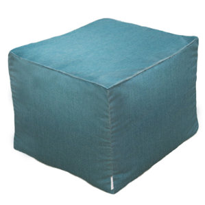 Adamstown Contemporary Outdoor/Indoor Pouf Ottoman by Beachcrest Home