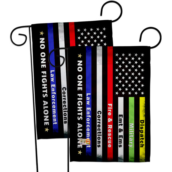 Breeze Decor No One Fights Alone Impressions Decorative 2 Sided Polyester 19 X 13 In Garden Flag Wayfair
