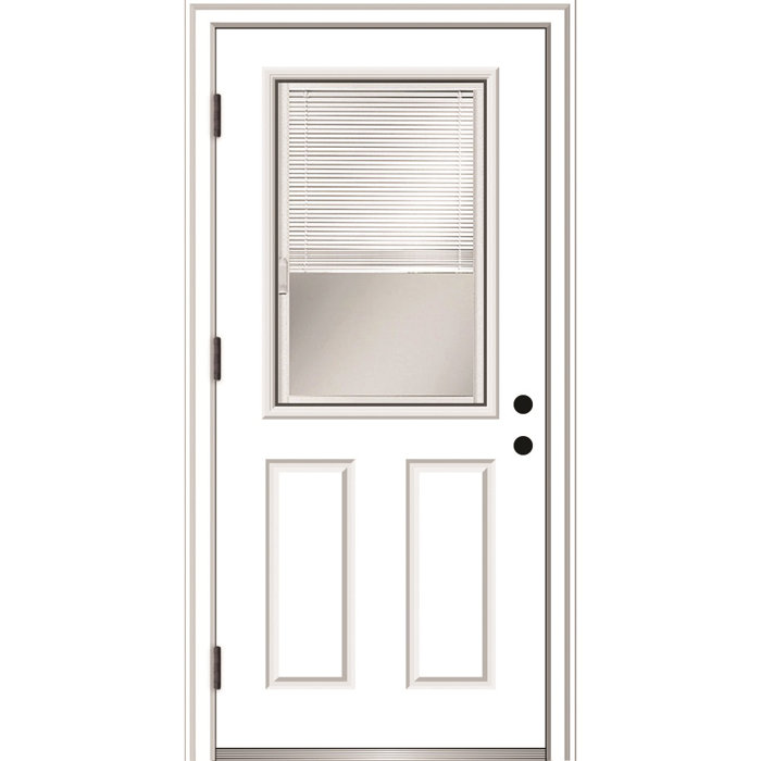 Verona Home Design Smooth 3 4 Lite Primed Fibreglass Prehung Front