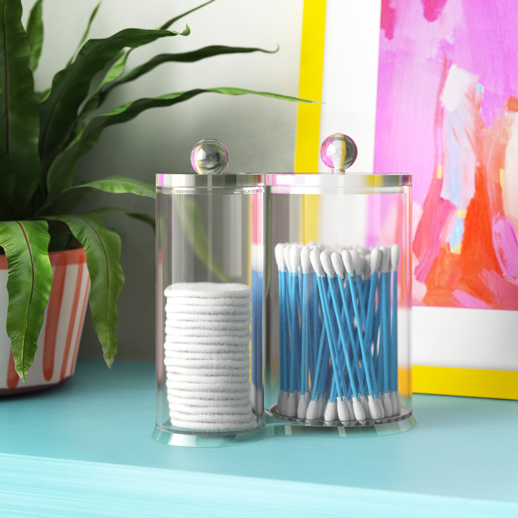 Andover Mills™ Alysia Bathroom Storage Container & Reviews Wayfair