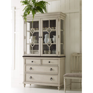 Go to store & view more images Ornithogale Lighted China Cabinet by Lark Manor