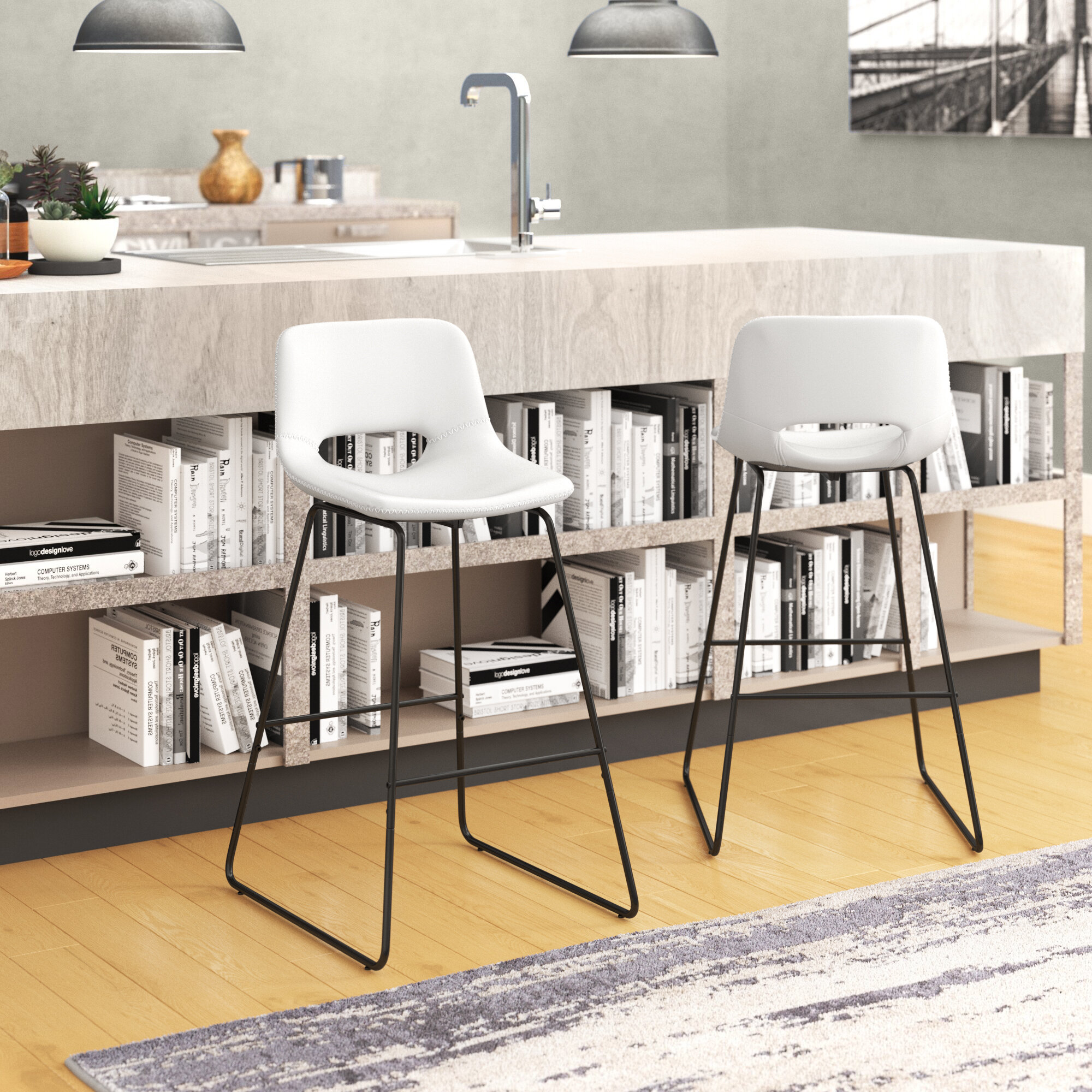 short stools for kitchen