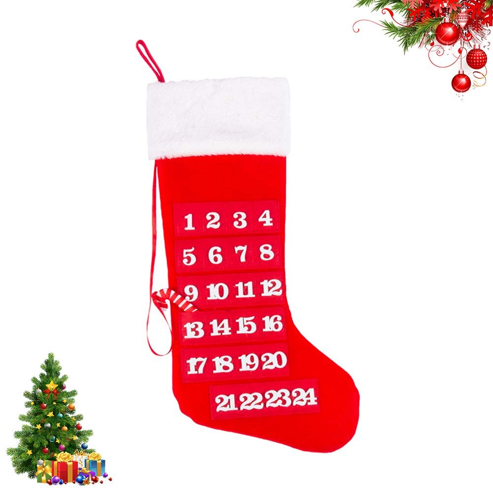 Christmas Tree Ornament Stockings Bat And Cat Santa Xmas Socks 2Pcs Set