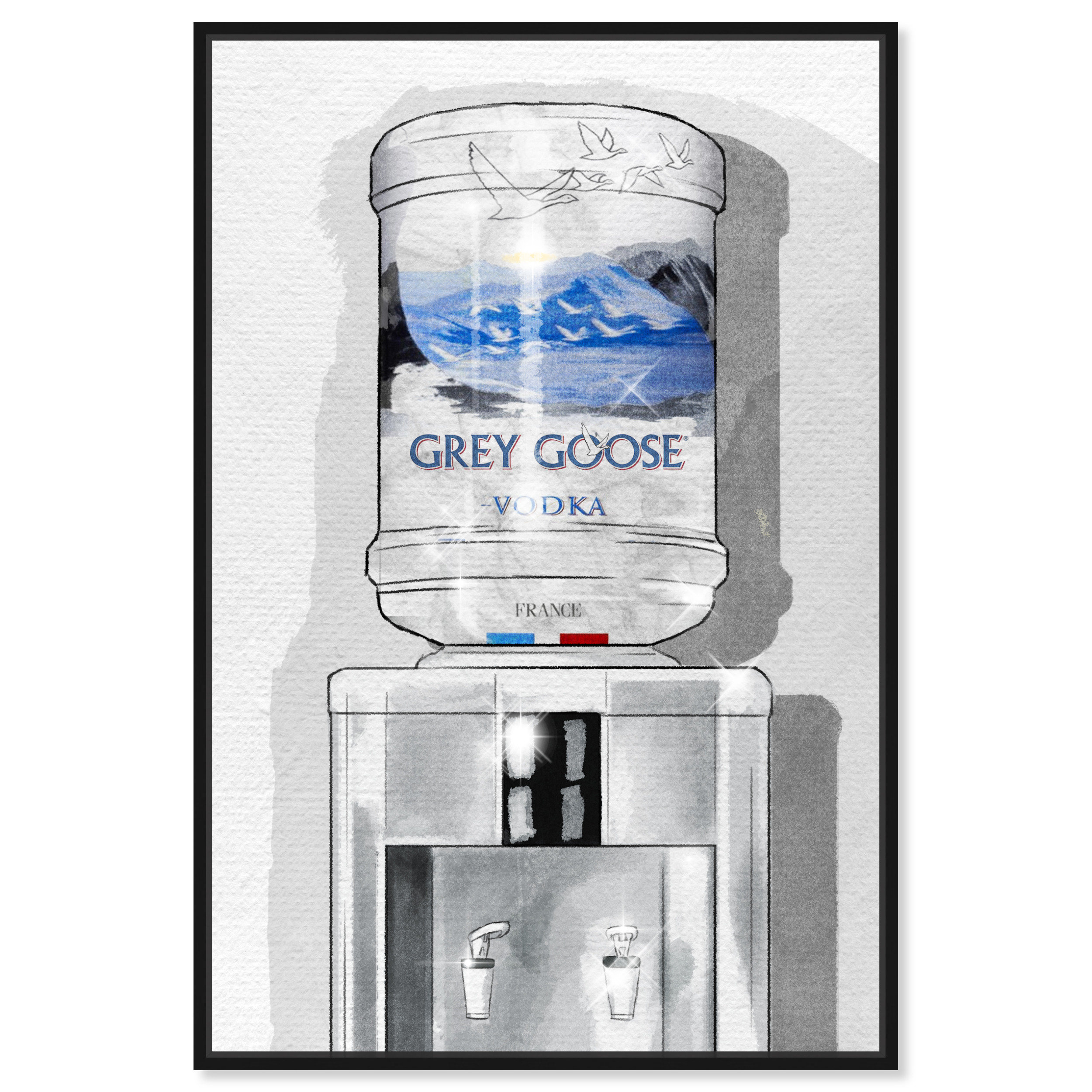 Oliver Gal Drinks And Spirits French Vodka For Days Liquor Graphic Art Print On Canvas Wayfair