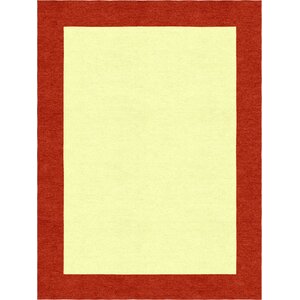 Highlands Hand-Tufted Wool Red/Yellow Indoor Area Rug