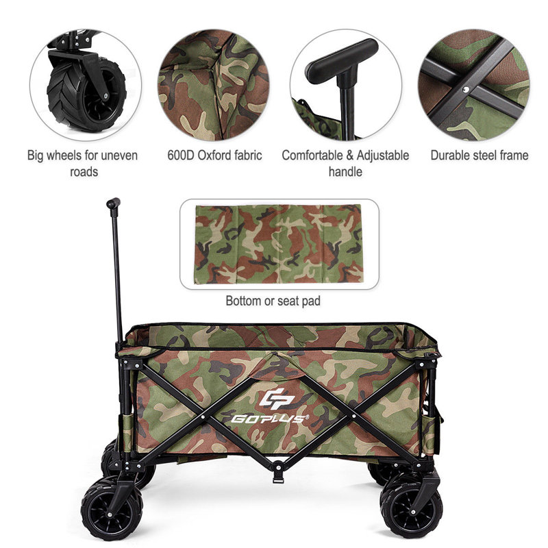 Angeles Home Collapsible Outdoor Utility Garden Bag And Storage Wayfair