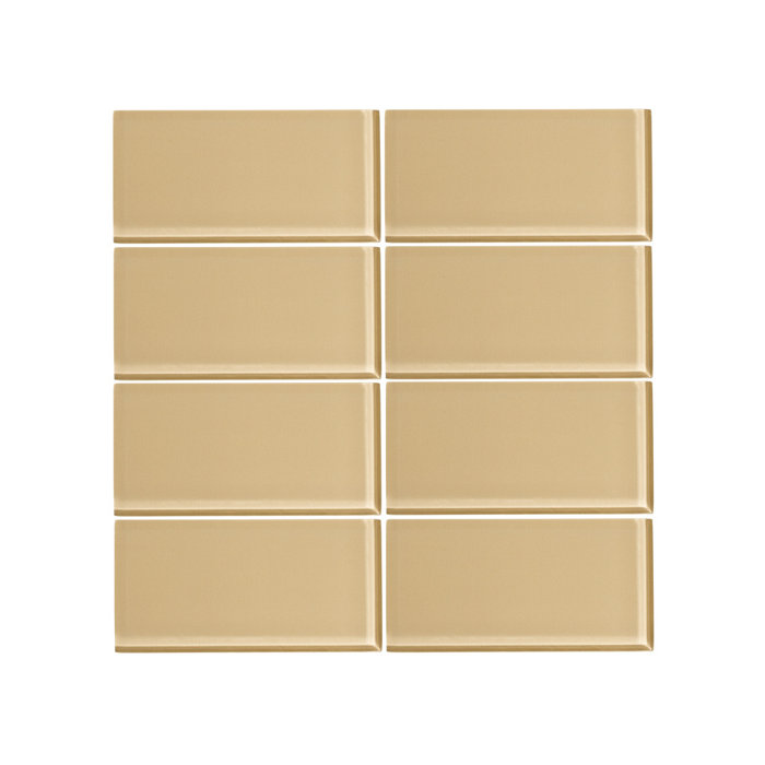3 X 6 Gl Subway Tile In Toasted Almond 3 X 6 Gl Subway Tile In Toasted Almond