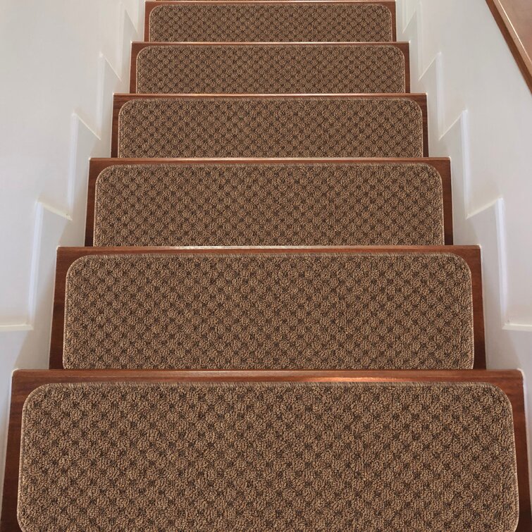 Rugged Wine Premium Carpet Stair Tread Sets 30" x 8" 