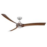 61 Inch 70 Inch Polished Nickel Indoor Ceiling Fans You Ll