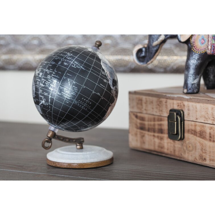 Charlton Home® Marble and Resin Globe & Reviews | Wayfair