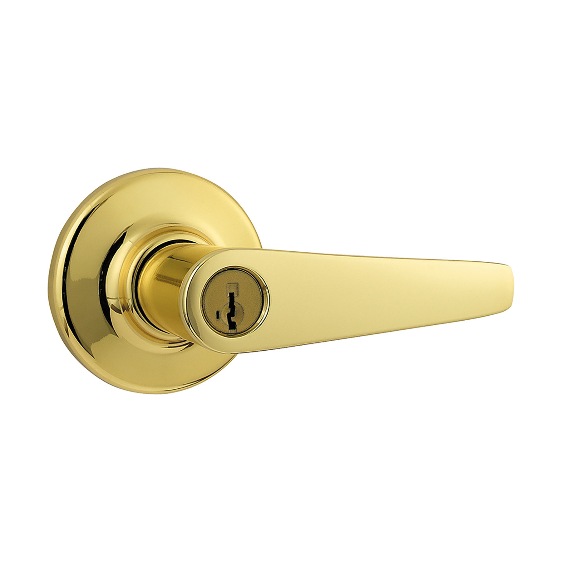Kwikset Delta Keyed Door Lever with Standard Trim Rosette & Reviews