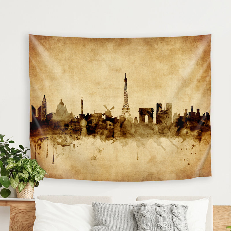 East Urban Home Michael Tompsett Art Pause Paris France Skyline Tapestry Wayfair Average wayfair hourly pay ranges from approximately $12.66 per hour for unloader to $23.92 per hour for recruiter. wayfair