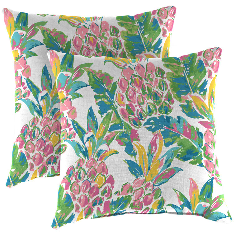 outdoor floral pillows