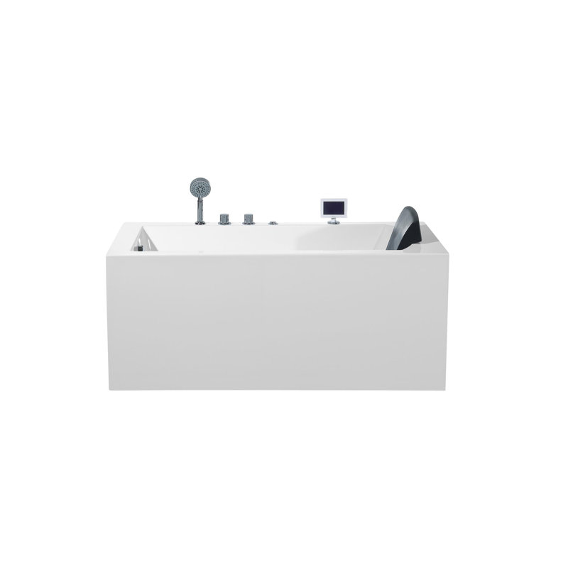 Ariel Bath Platinum 59 X 29 3 Alcove Tile In Whirlpool Reviews Wayfair