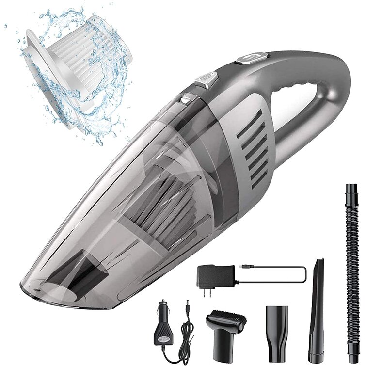 Portable Hand Held Car Vacuum Cleaner USB 5500Pa High Power Wet Dry Vacuum