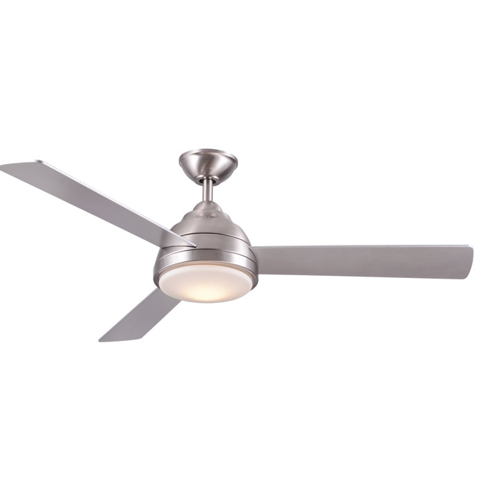 Wrought Studio 52 Celentano 3 Blade Led Ceiling Fan With Remote