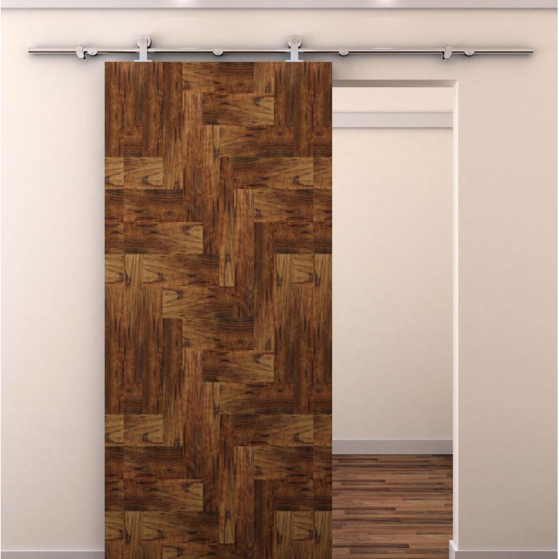 Orca Hardware Rd Series Round Track Standard Single Barn Door