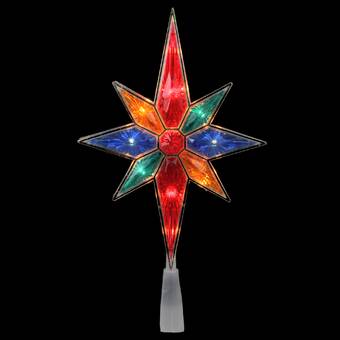 lighted christmas tree star