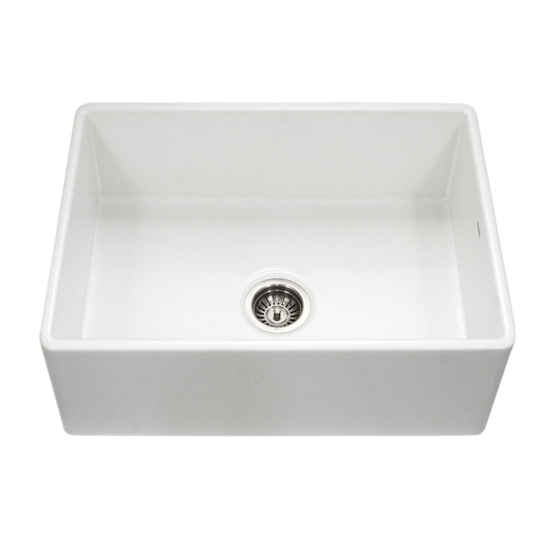 Platus 30" x 20" Apron Front Fire Clay SIngle Kitchen Sink