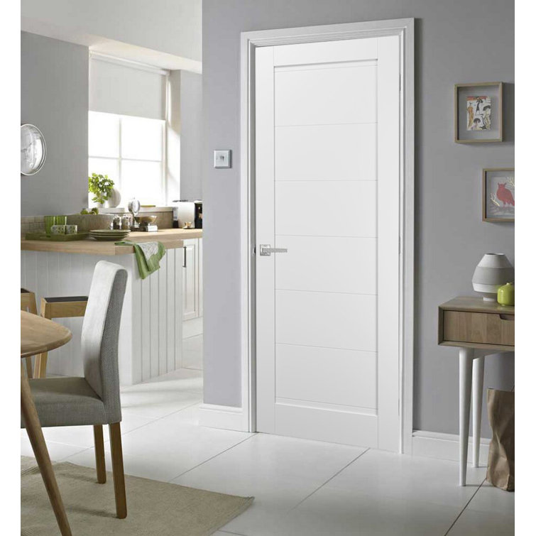 Sartodoors Pantry Kitchen Door 28 X 84 With Hardware Quadro 4115 White Silk Single Pre Hung Panel Frame Trims Bathroom Bedroom Sturdy Doors Wayfair