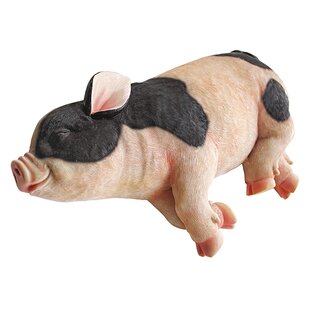 Details about   9" Long Cement Mama Mother Pig and Baby Garden Art Concrete Statue Sow Oink Oink 