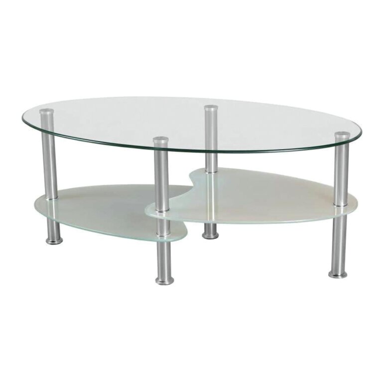 Orren Ellis Lular Tempered Glass Coffee Table Reviews Wayfair