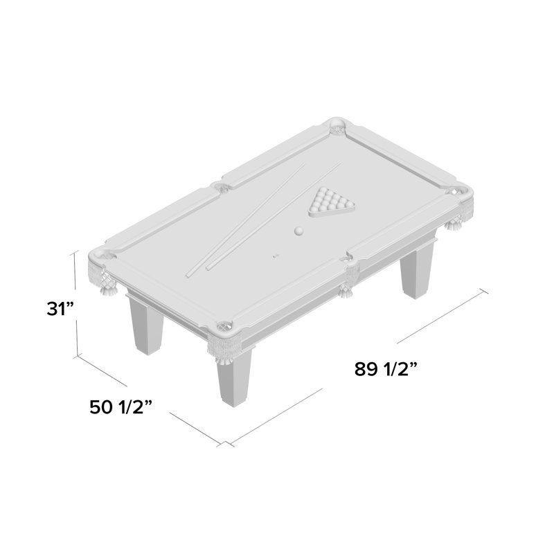 Gld Products Fat Cat Frisco Billiards Table With Accessories