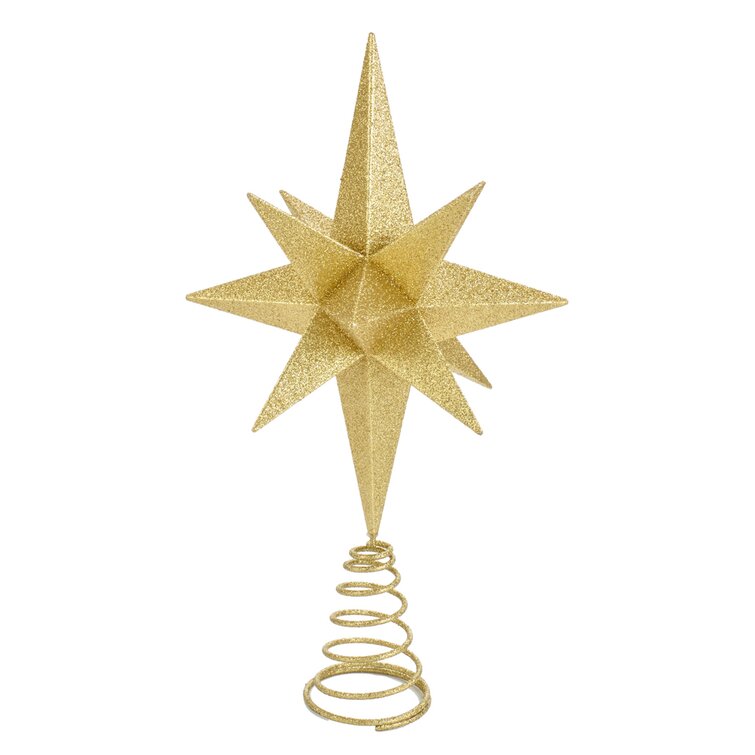 Kurt Adler Moravian Glitter Star Tree Topper & Reviews - Wayfair Canada