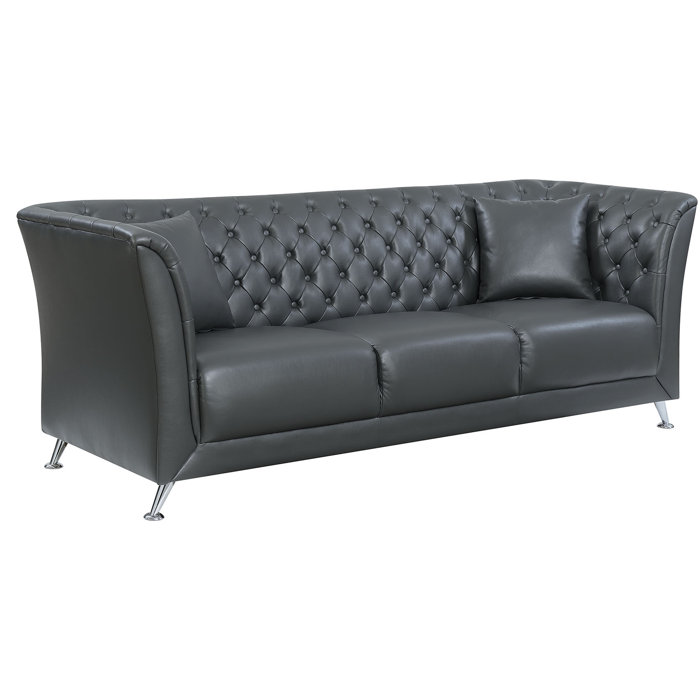 Keely Contemporary On Tufted Sofa