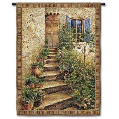 Roberta Tuscan Villa II Small by Roger Duvall, Roger Tapestry