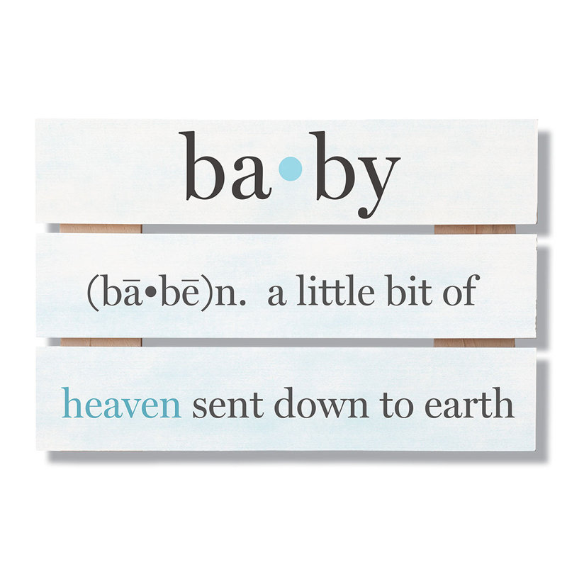 Isabelle Max Weidman Baby Definition Gap Pallet 3d Wall Decor