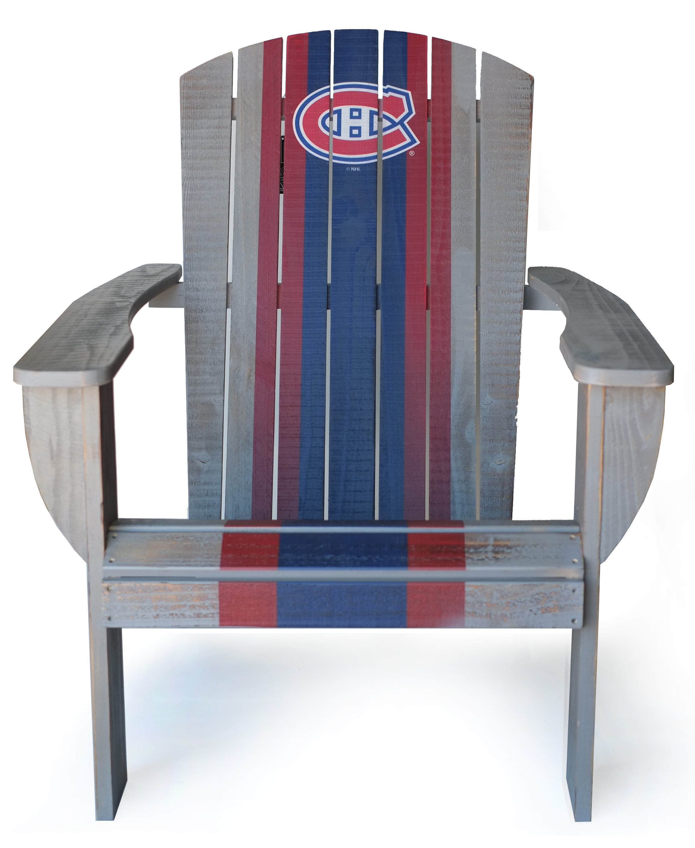 Zipdecor Montreal Canadien Solid Wood Adirondack Chair Wayfair Ca
