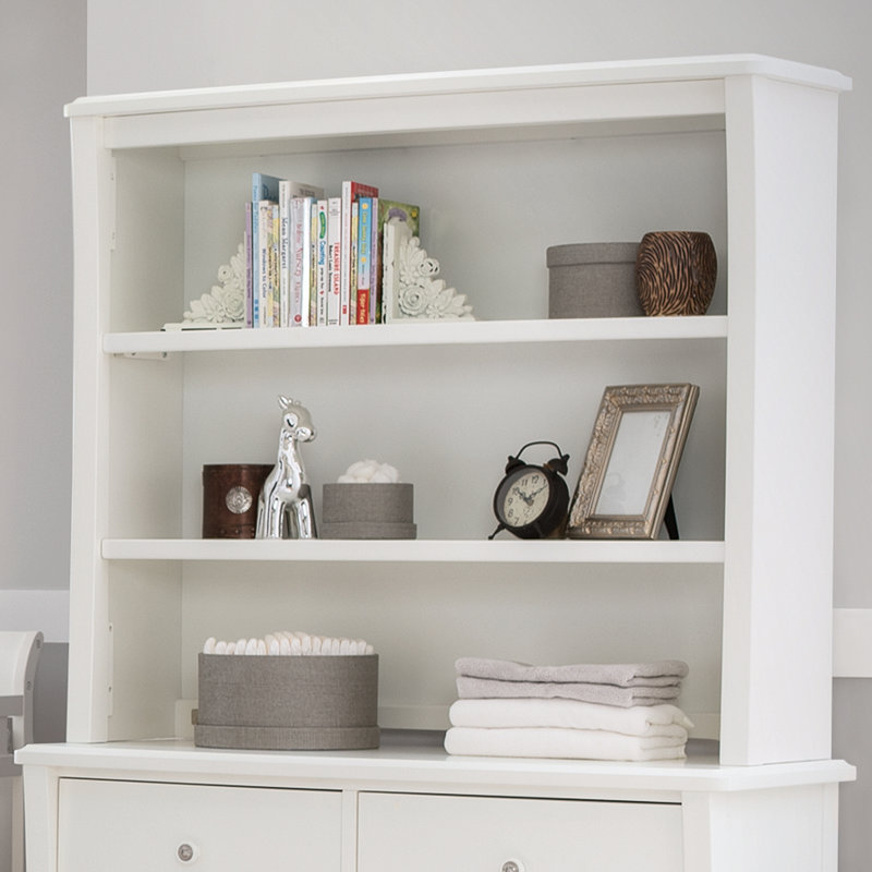 dresser with bookshelf hutch