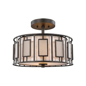 Arleta 2-Light Semi Flush Mount