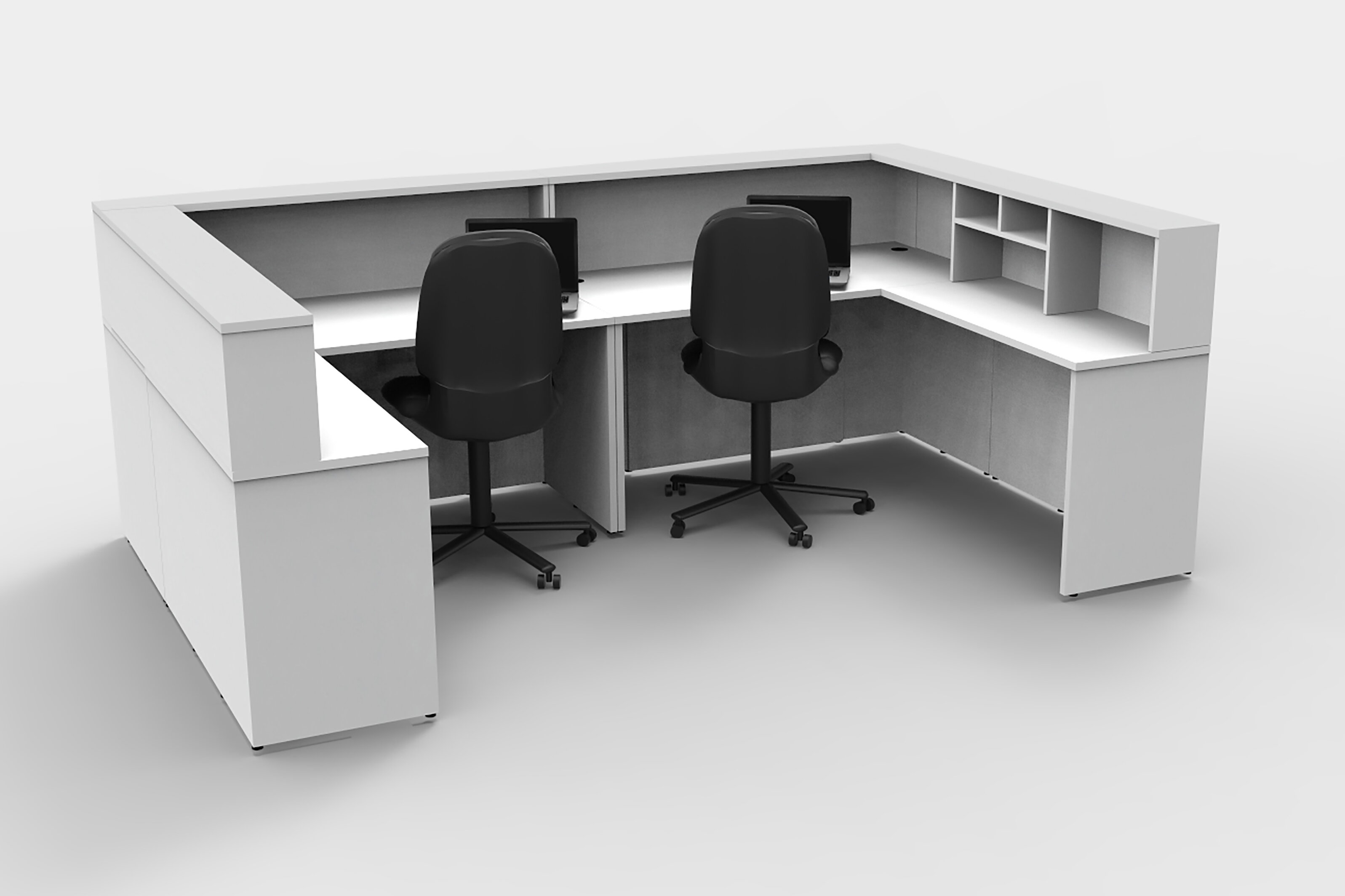 Latitude Run Office Reception Centre 2desk Collaboration Furniture