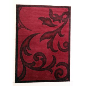 Shelby Burgundy Area Rug