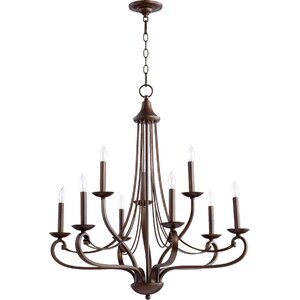 Lariat 9-Light Candle-Style Chandelier