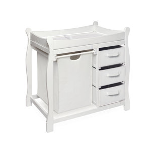 french white changing table
