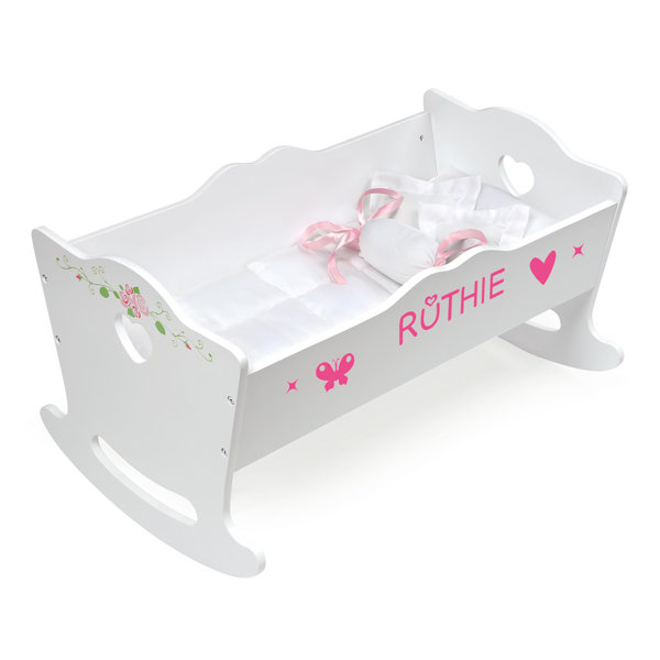 melissa and doug doll cradle