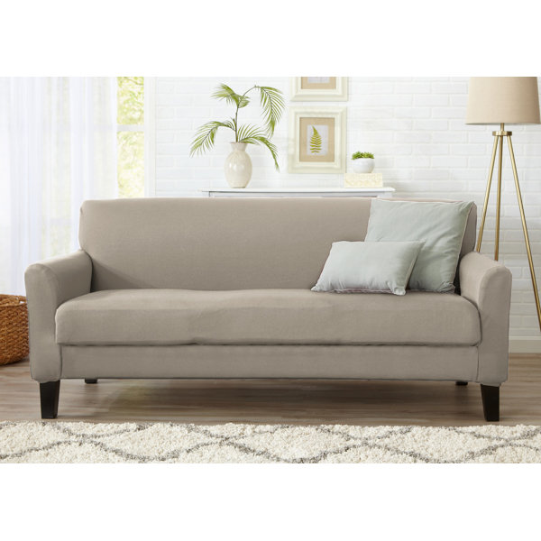 Winston Porter Box Cushion Sofa Slipcover Reviews Wayfair