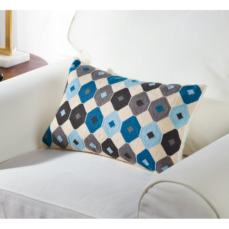 cerulean blue throw pillows