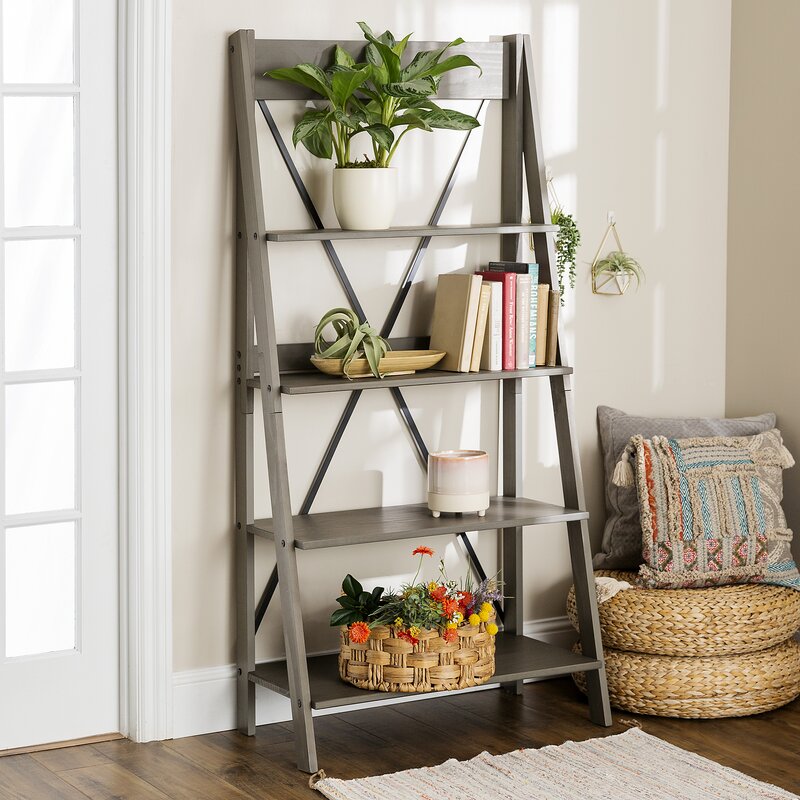 Natur Pur Rowley Ladder Bookcase Reviews Wayfair Co Uk