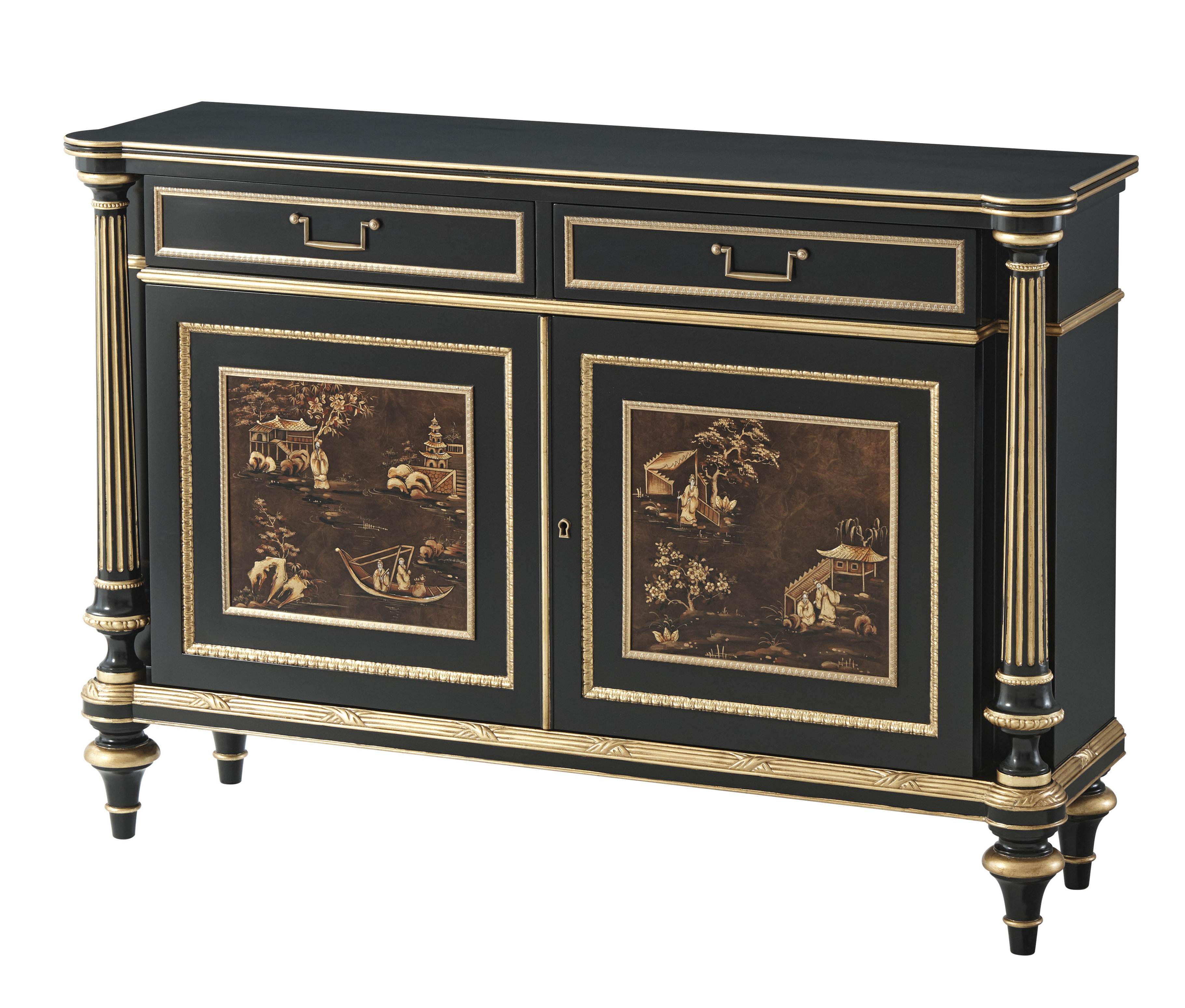 Theodore Alexander Althorp Living History 46'' Wide 2 Drawer Mahogany ...