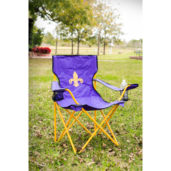 Blue Rio Brands Outdoor Heavy Duty Steel Frame Folding Woven Web Beach Lawn Patio Chair Patio Lawn Garden Chairs